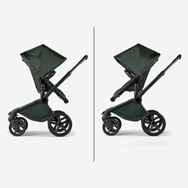 Bugaboo Fox 5 vankrikomplekt Noir Limited Edition Midnight Green - Bugaboo