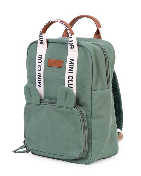 Childhome Mini club signature kids backpack Green - Childhome