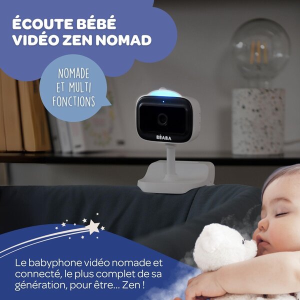 Beaba Ecoute BB Zen nomad video baby monitor White - Beaba