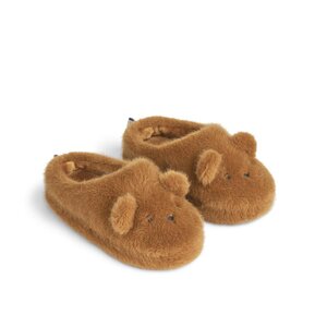 Liewood Aviaja Bear Slippers 24/25 Golden caramel - En-Fant