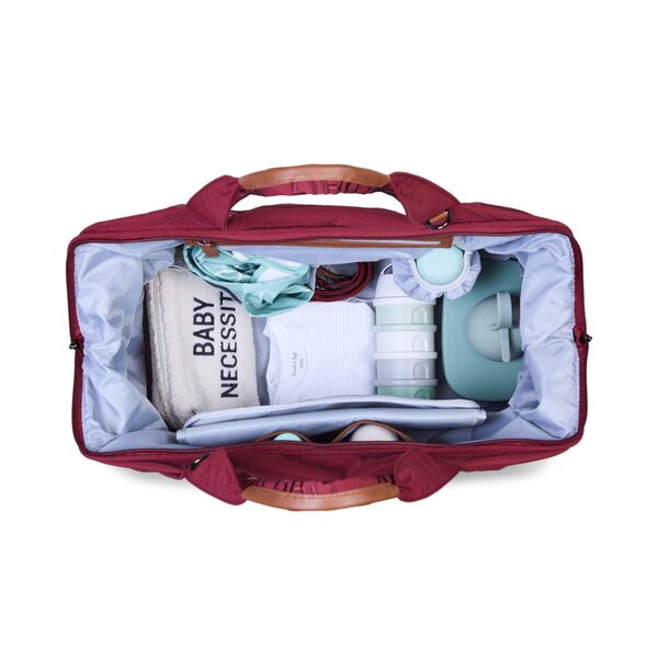 Childhome tarvikute kott Mommy Club Signature Urban Burgundy - Childhome