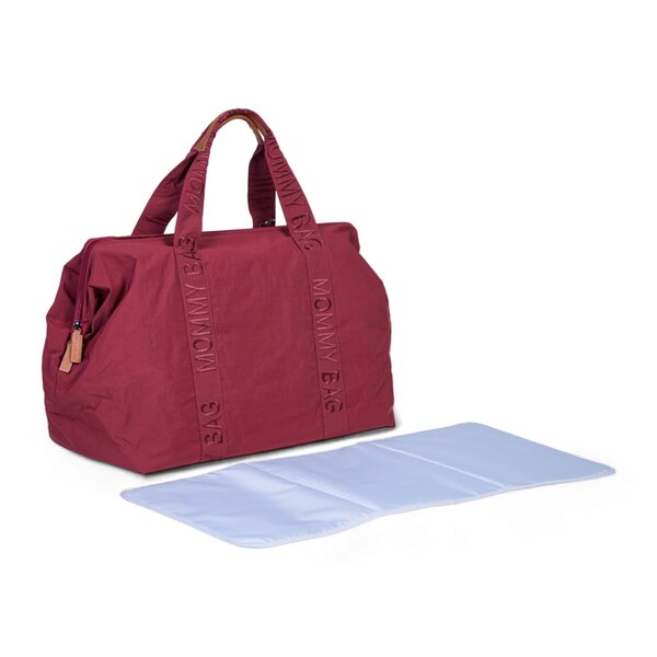 Childhome tarvikute kott Mommy Club Signature Urban Burgundy - Childhome