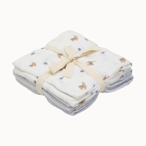 Pippi burp cloth Muslin 3-pack, Peyote - Pippi