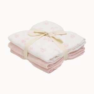 Pippi burp cloth Muslin 3-pack, Peyote - Pippi