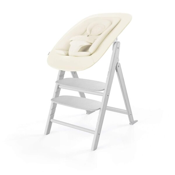 Cybex Click&Fold 4in1 highchair, All White - Cybex