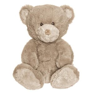 Teddykompaniet soft toy bear Teddy 34cm, mocca beige - Teddykompaniet