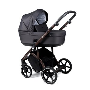 Nordbaby Active Plus stroller set Metal Grey, Bronze Black - Nordbaby