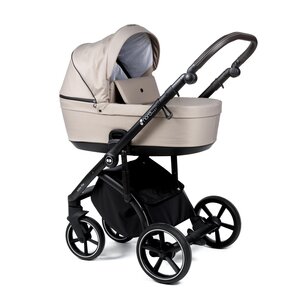 Nordbaby Active Plus kомплект коляски Mushroom Beige, Onyx Dark Brown  - Nordbaby