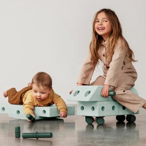Modu building blocks Explorer Set,Ocean Mint/Forest Green - Modu