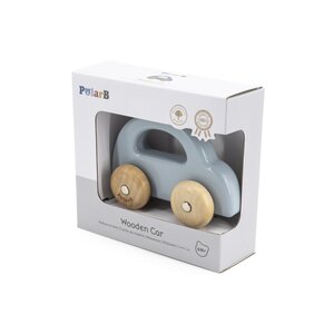 PolarB Wooden Car - Blue - PolarB