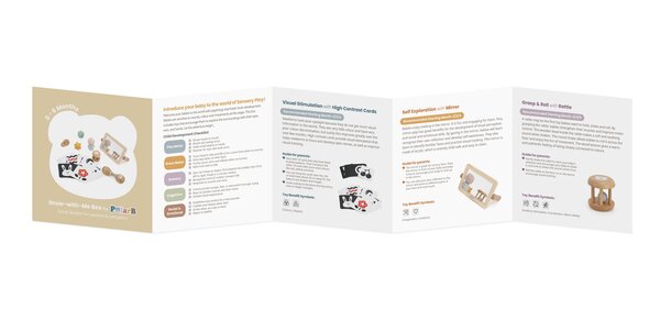 PolarB puidust mänguasjade komplekt 0-6 kuud - PolarB