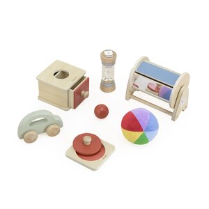 PolarB puidust mänguasjade komplekt 6-12 kuud - PolarB
