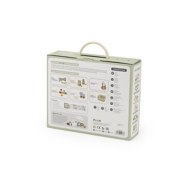 PolarB puidust motoorika mänguasjade komplekt 12-18 kuud - PolarB