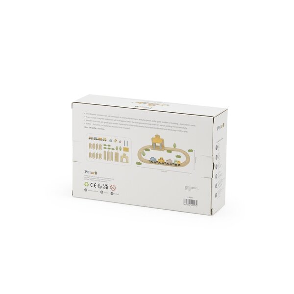 PolarB puidust rongirada 30 osa - PolarB