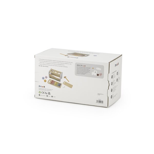 PolarB деревянная игрушка Pounding Bench & Xylophone - PolarB