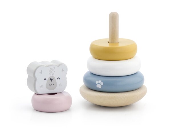 деревянная игрушка Pull Along and Stacking Set - Polar Bear - PolarB