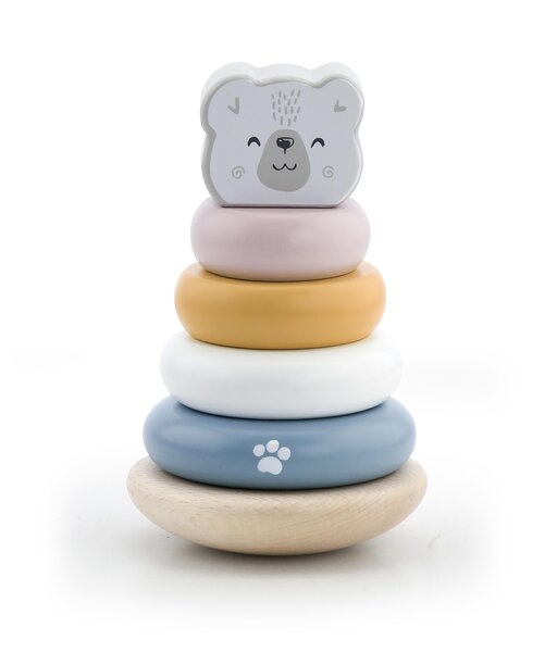 деревянная игрушка Pull Along and Stacking Set - Polar Bear - PolarB