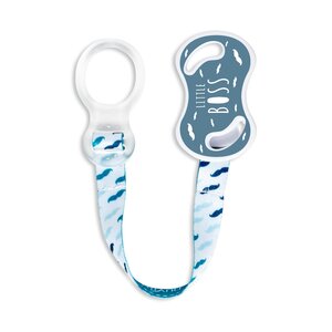 Nuvita pacifier holder with ring Powder Blue - Elodie Details