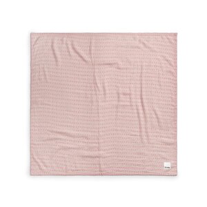 Elodie Details Bamboo Muslin Blanket 80x80cm, Embroidery Anglaise Pink - Elodie Details