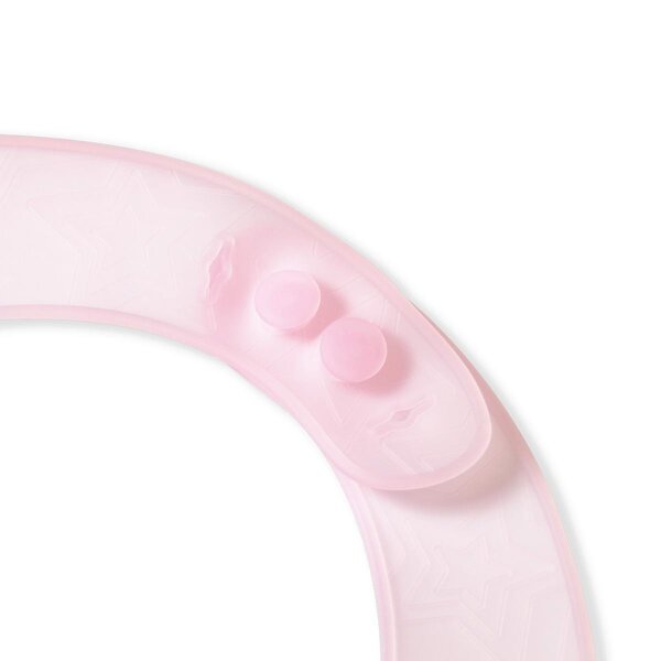 BabyOno Silicone bib -ultrathin Pink - BabyOno