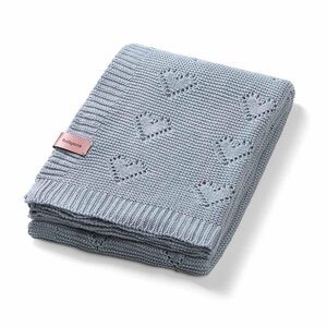 BabyOno bamboo knitted blanket Blue - BabyOno