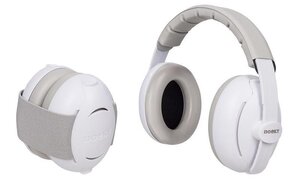 Dooky Ear Protection 2-in-1 Baby/Toddler White - Dooky