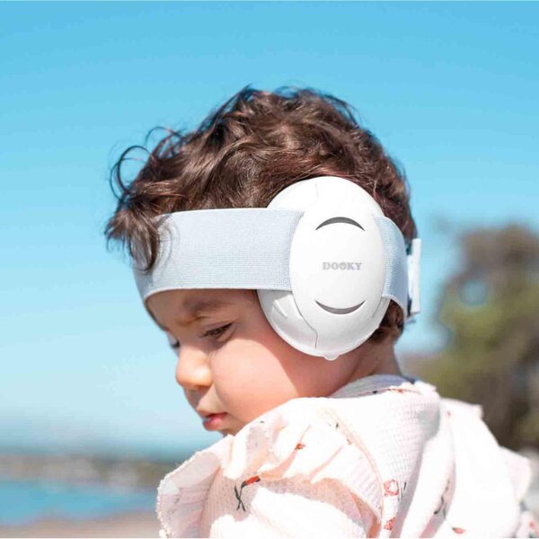 Dooky Ear Protection 2-in-1 Baby/Toddler White - Dooky