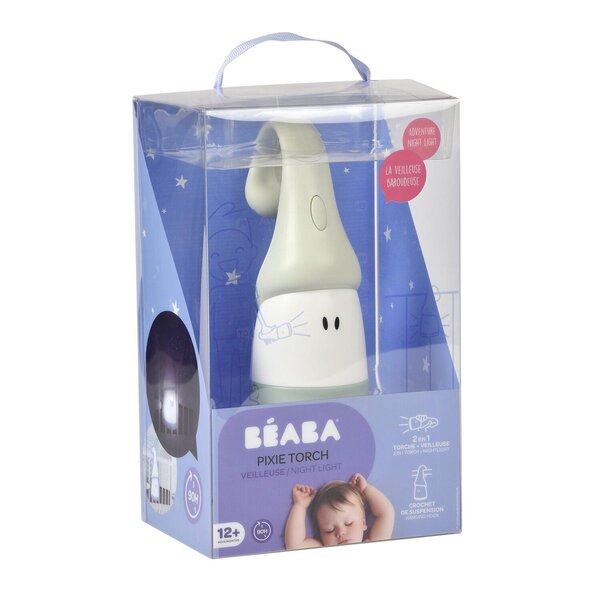 Beaba Pixie torch 2in1 movable night, Sage Green - Beaba