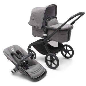 Bugaboo Fox 5 kомплект коляски Black/Grey Melange, Grey Melange - Bugaboo