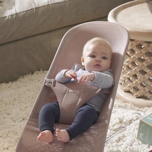 BabyBjörn BB Bouncer Bliss, Dusty Pink, Mesh - BabyBjörn