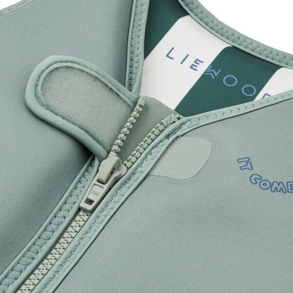 Liewood ujumisvest Dove Waves/Peppermint - Liewood