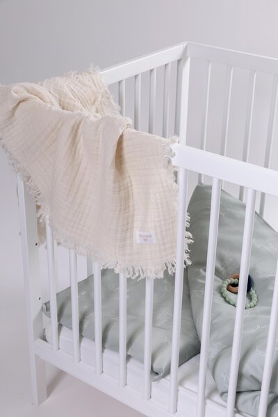 Tinynord cot Lassy 60x120cm, White - Tinynord