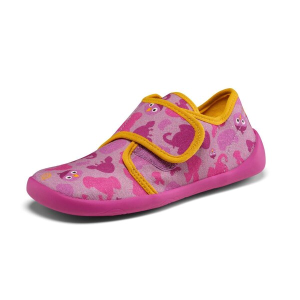 Affenzahn Slipper Cotton Movy Bird 23 Berry - Affenzahn