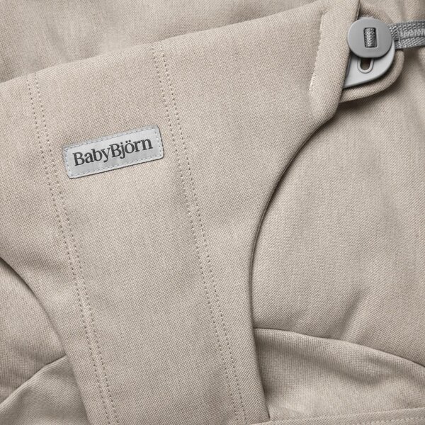 BabyBjörn bouncer Bliss, Light Grey, Woven/Melange - BabyBjörn