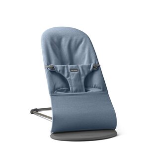 BabyBjörn bouncer Bliss, Blue, Woven/Melange - BabyBjörn