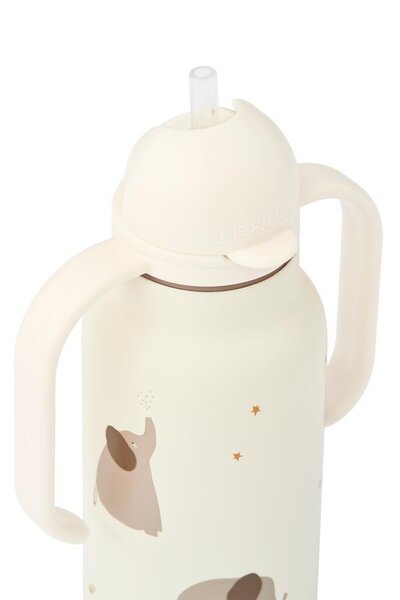 Liewood Kimmie Water Bottle 250ml, Elephant / Creme - Liewood