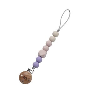 Tinynord silikoonist lutikett Beige/Pink/Lavender - Tinynord