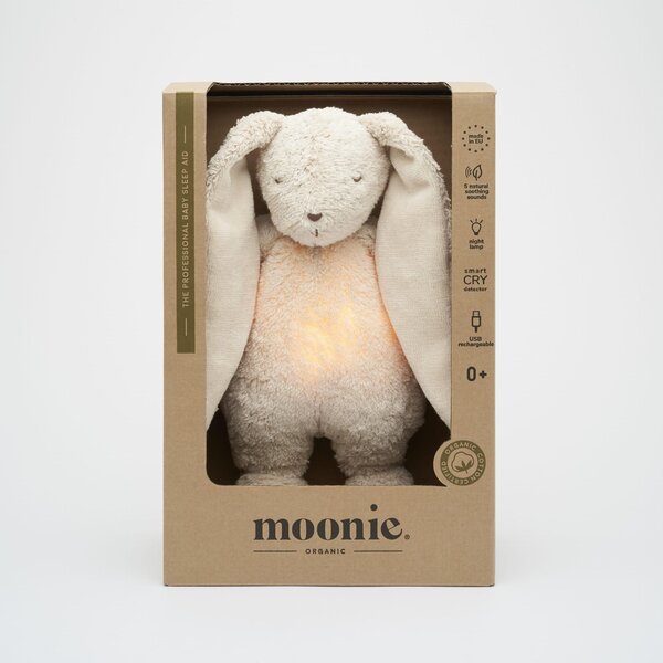 Moonie 2.0 öölamp-kaisu jänes, Organic Humming Bunny Sand - Moonie