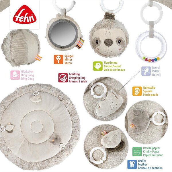 Fehn 3-D-activity quilt, Sloth - Fehn