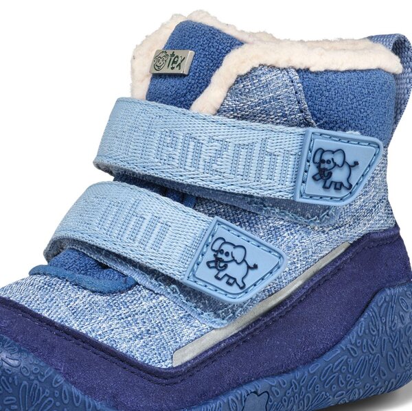 Affenzahn Prewalker Midboot Vegan Snuggy Elephant - Affenzahn