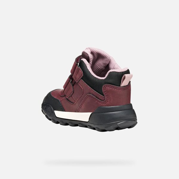 Geox boots B trekkyup Burgundy/Rose - Geox