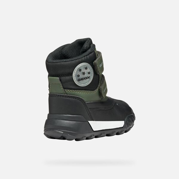 Geox boots B trekkyup Dk Green/Black - Geox