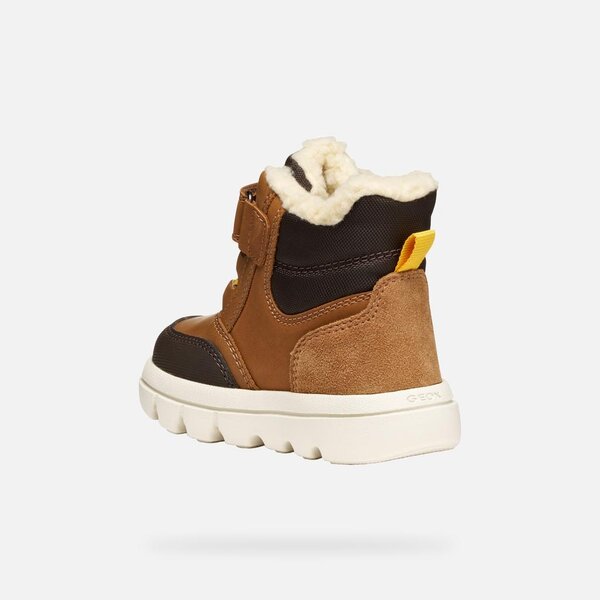 Geox boots B willaboom Tobacco/Dk Brown - Geox