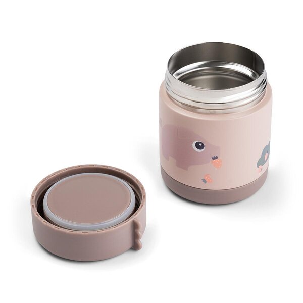 Done by Deer Insulated food jar Tiny farm 300 ml Powder - Done by Deer