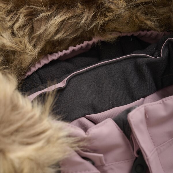 Color Kids Baby Coverall W. Fake Fur - Color Kids