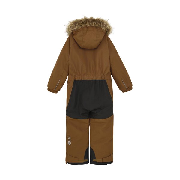 Color Kids Coverall W. Contrast & Fur - Color Kids
