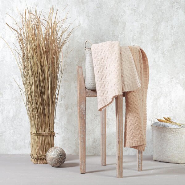 BabyOno Merino wool blanket 75x100cm, Beige - BabyOno