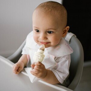 BabyOno Twist-out baby food feeder Dino Beige - BabyOno