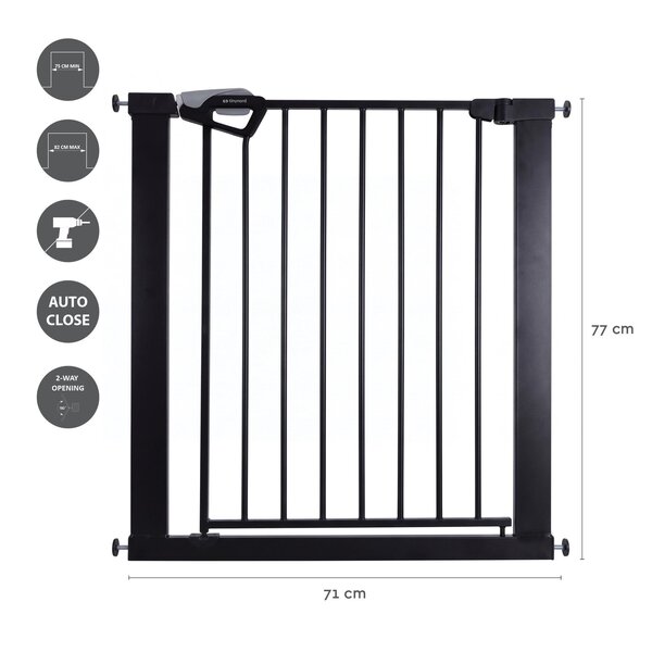 Tinynord safety gate GIA 75-82x4x77 cm - Tinynord