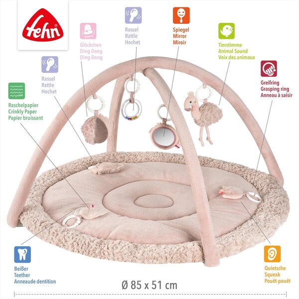 Fehn 3-D-activity quilt Flamingo - Fehn